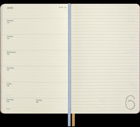 Agenda Moleskine settimanale 12 mesi Alice - 8