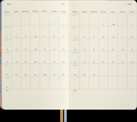 Agenda Moleskine settimanale 12 mesi Alice - 9