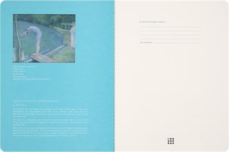 Quaderni Cahier XL a Pagine Bianche  Impressionismo (senza logo) - 2