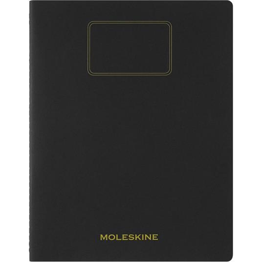 Taccuino a righe, nero Moleskine Student cahier - XXL