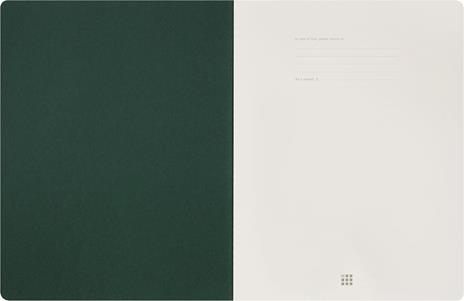 Taccuino a righe, verde Moleskine Student cahier - XXL - 4