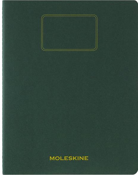 Taccuino a pagine bianche, verde Moleskine Student cahier - XXL - 3