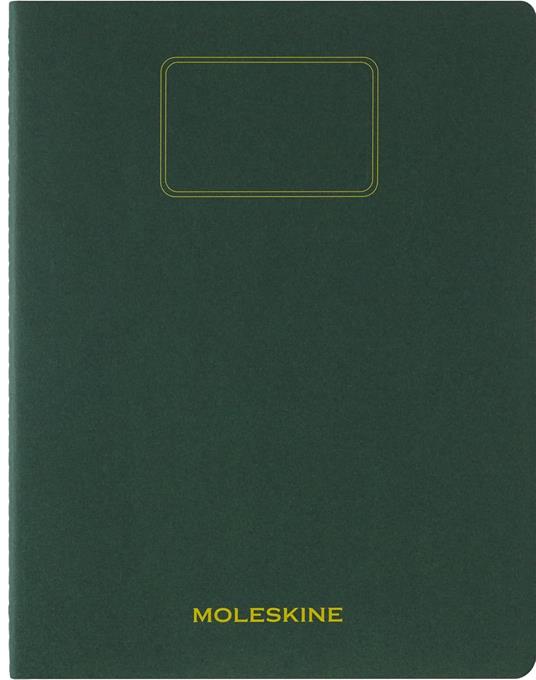 Taccuino a pagine bianche, verde Moleskine Student cahier - XXL - 3