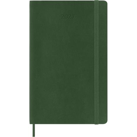 Agenda Moleskine 2027 12 mesi giornaliera large verde morbida