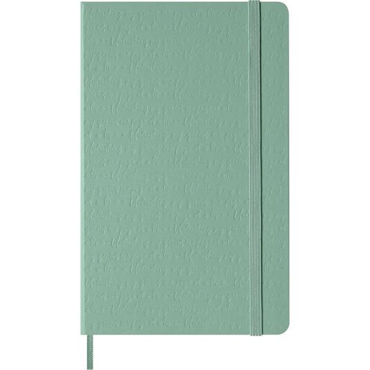 Taccuino Moleskine grande a righe  Copertina rigida  Verde Sage