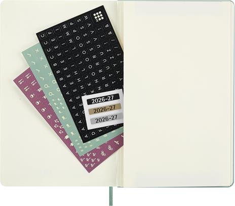 Agenda Moleskine 18 mesi settimanale notebook large verde rigida - 6