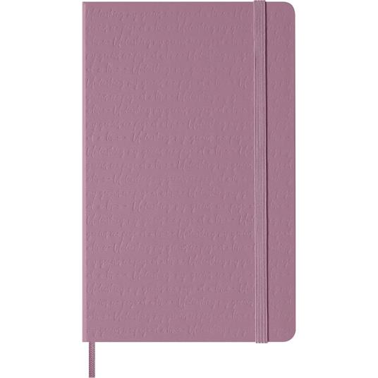 Taccuino Moleskine grande a righe  Copertina rigida  Rosa Majestic