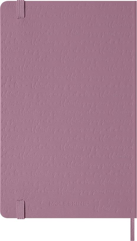 Taccuino Moleskine grande a righe  Copertina rigida  Rosa Majestic - 2