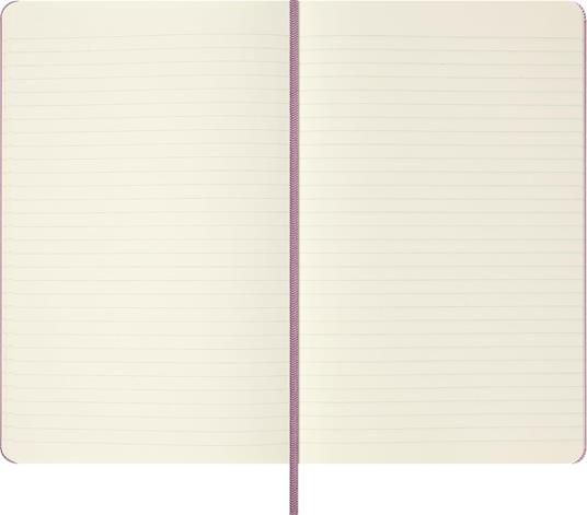 Taccuino Moleskine grande a righe  Copertina rigida  Rosa Majestic - 5