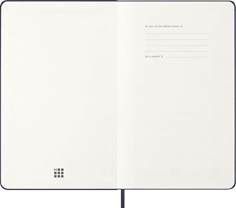 Agenda Moleskine 12 mesi giornaliera large blu rigida - 2