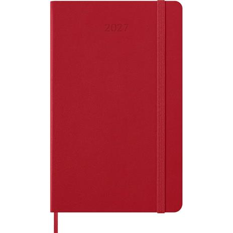 Agenda Moleskine 12 mesi giornaliera large rossa rigida