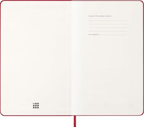 Agenda Moleskine 12 mesi giornaliera large rossa rigida - 2