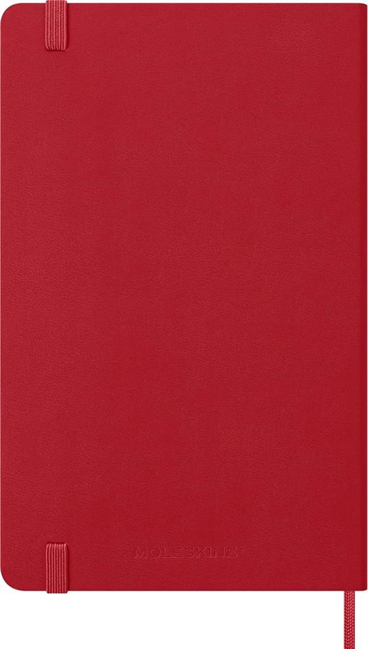 Agenda Moleskine 12 mesi giornaliera large rossa rigida - 6
