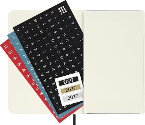 Agenda Moleskine 2027 12 mesi giornaliera pocket nera morbida - 5