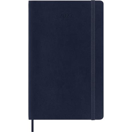 Agenda Moleskine 2027 12 mesi settimanale notebook large blu morbida