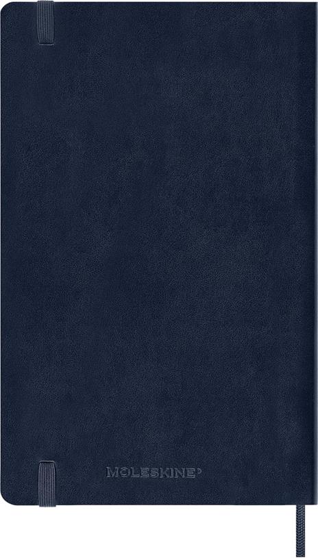 Agenda Moleskine 2027 12 mesi settimanale notebook large blu morbida - 6