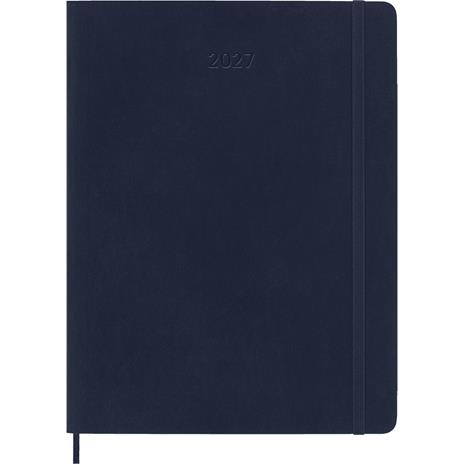 Agenda Moleskine 2027 12 mesi settimanale notebook XL blu morbida