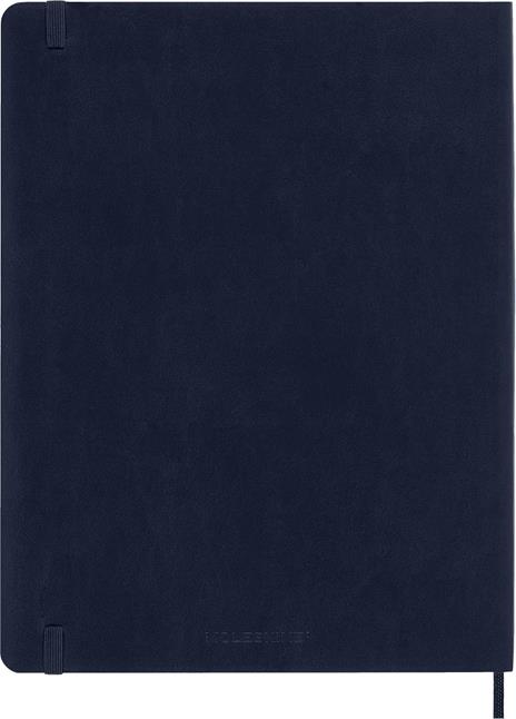 Agenda Moleskine 2027 12 mesi settimanale notebook XL blu morbida - 6