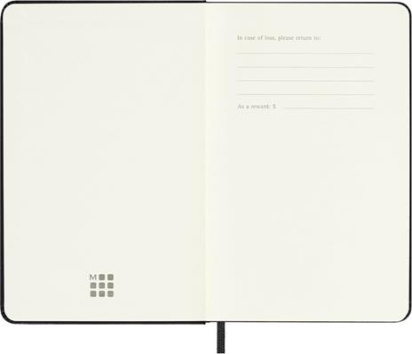 Agenda Moleskine 2027 12 mesi settimanale verticale pocket nera rigida - 2