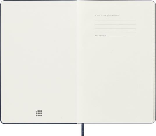 Agenda Moleskine 18 mesi settimanale notebook large blu rigida - 3