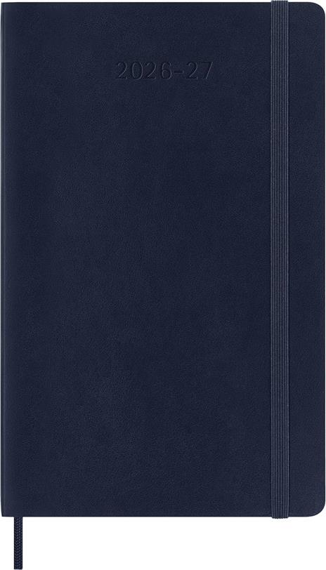 Agenda Moleskine 18 mesi settimanale notebook large blu morbida - 2