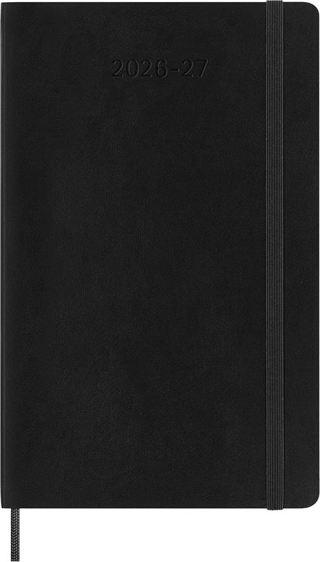 Agenda Moleskine 18 mesi settimanale notebook large nera morbida - 2