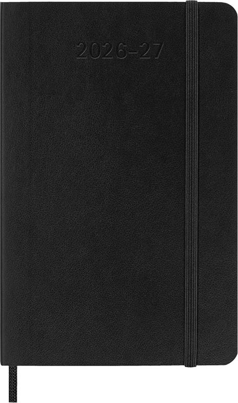 Agenda Moleskine 18 mesi settimanale notebook pocket nera morbida - 2