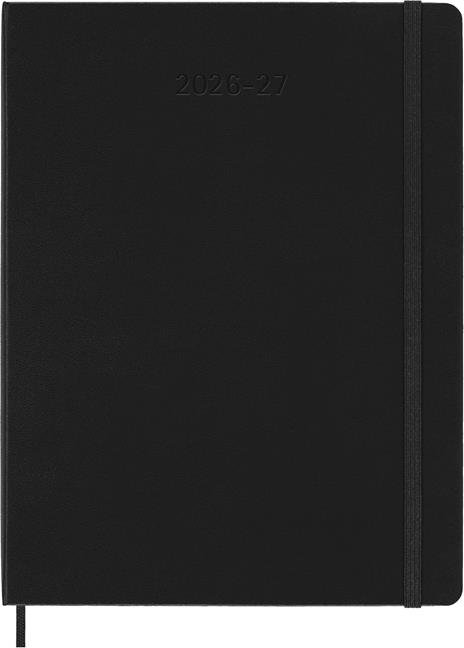 Agenda Moleskine 18 mesi settimanale notebook XL nera rigida - 2