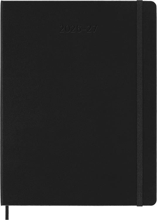 Agenda Moleskine 18 mesi settimanale notebook XL nera rigida - 2