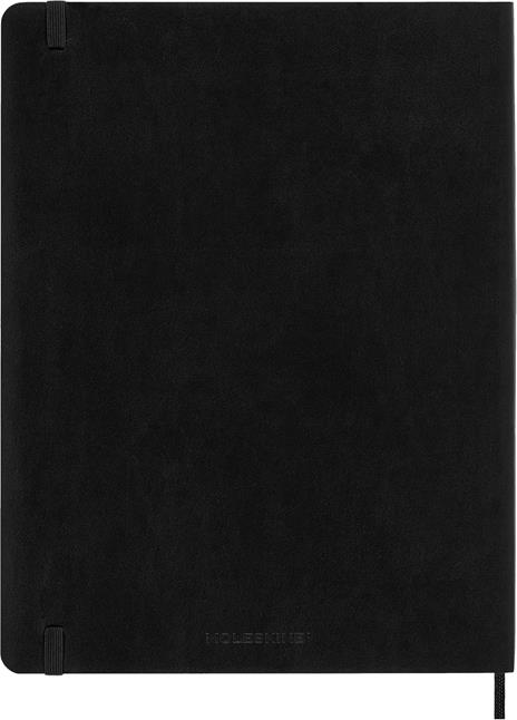 Agenda Moleskine 18 mesi settimanale notebook XL nera morbida - 6