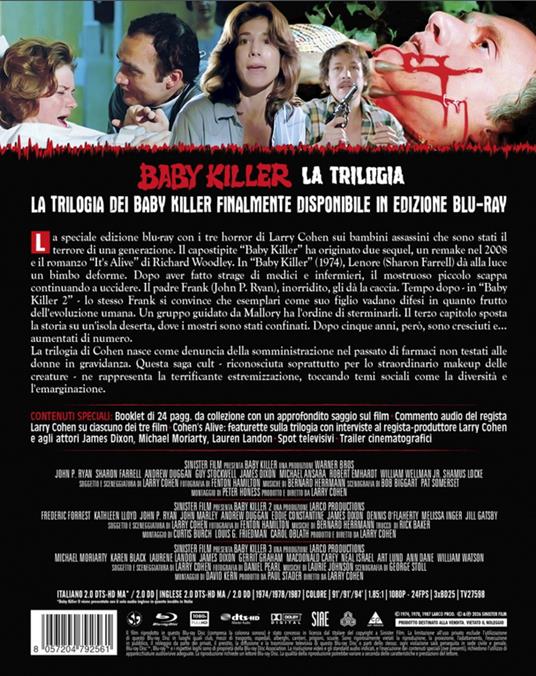 Baby Killer - La Trilogia (Special Edition) (3 Blu-ray) di Larry Cohen - 5