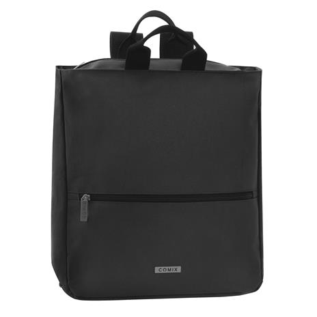 Tote backpack Borsa zaino monocolore nero Comix