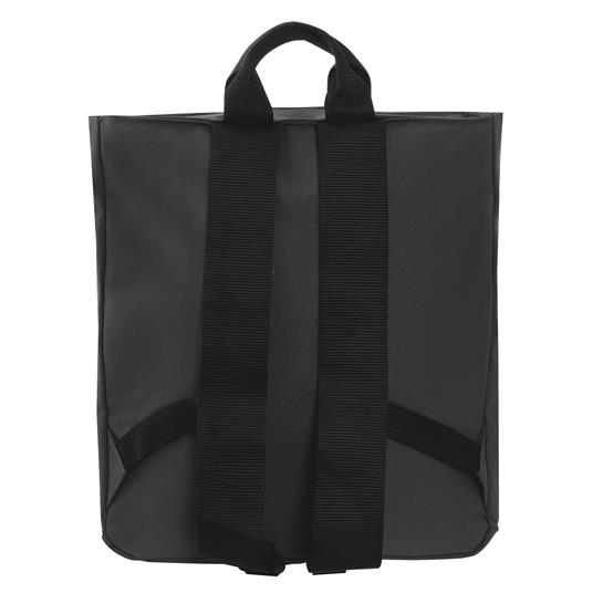 Tote backpack Borsa zaino monocolore nero Comix - 3