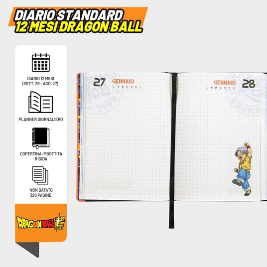 Diario 2026-2027 DBS standard 12 mesi - Arancione - 3