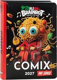 SuperDiario 2026-2027 Comix LTD Italian Brainrot standard 13 mesi - Spaghetti Card
