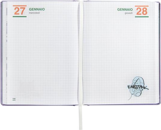 Diario 2026-2027 datato 13 mesi Medium Eastpak Lilac - 3