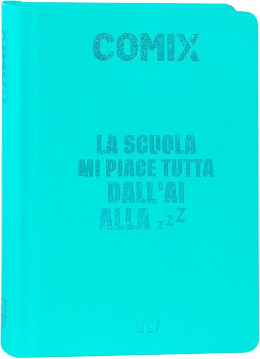 Agenda 2026-2027 Comix 16 mesi Standard Turchese