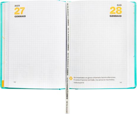 Agenda 2026-2027 Comix 16 mesi Standard Turchese - 3