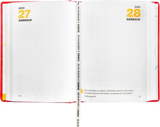 Agenda 2026-2027 Comix 16 mesi Standard Red - 3
