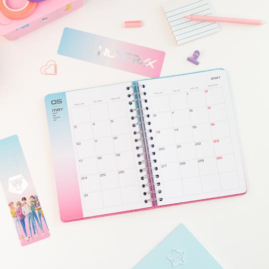 Agenda scolastica 2026-2027 12 mesi settimanale Kpop D. Hunters - 3