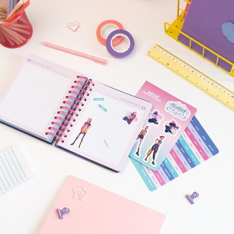 Agenda scolastica 2026-2027 11 mesi giornaliera Kpop D. Hunters - 6