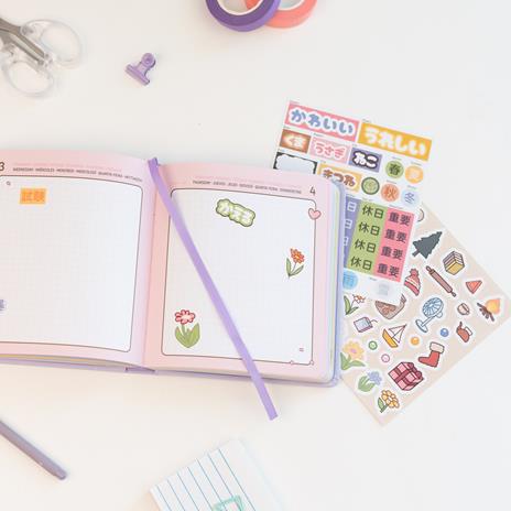 Diario scolastico 2026-2027 11 mesi giornaliero Kawaii - 5