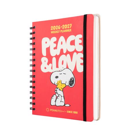 Diario scolastico 2026-2027 12 mesi settimanale A5 Snoopy