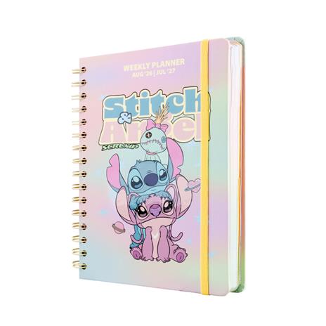 Diario scolastico 2026-2027 12 mesi settimanale Disney Stitch