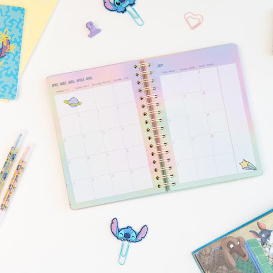 Diario scolastico 2026-2027 12 mesi settimanale Disney Stitch - 3