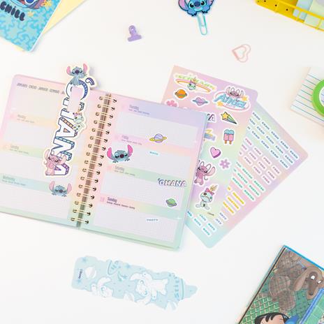 Diario scolastico 2026-2027 12 mesi settimanale Disney Stitch - 5
