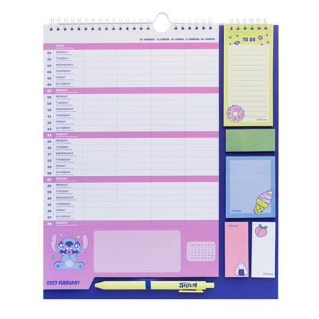 Planner 2026-2027 mensile Disney Stitch - 7