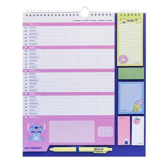 Planner 2026-2027 mensile Disney Stitch - 7