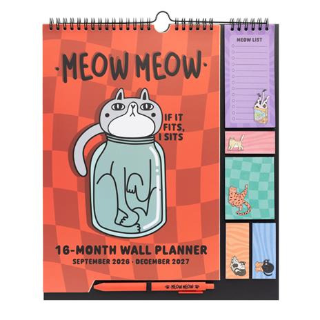 Planner 2026-2027 mensile Meow Meow
