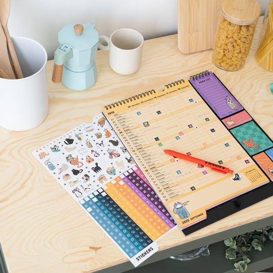 Planner 2026-2027 mensile Meow Meow - 3